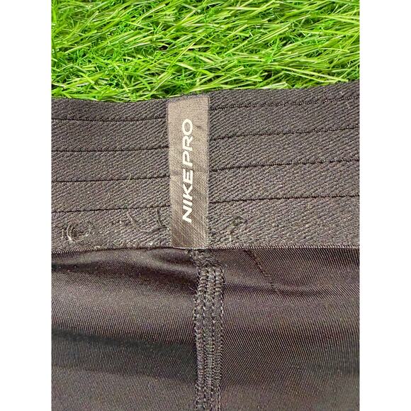 Nike Pro Dri-FIT Compression Tights Pants Sz L Black Tight Fit Training Leggings - Picture 4 of 10